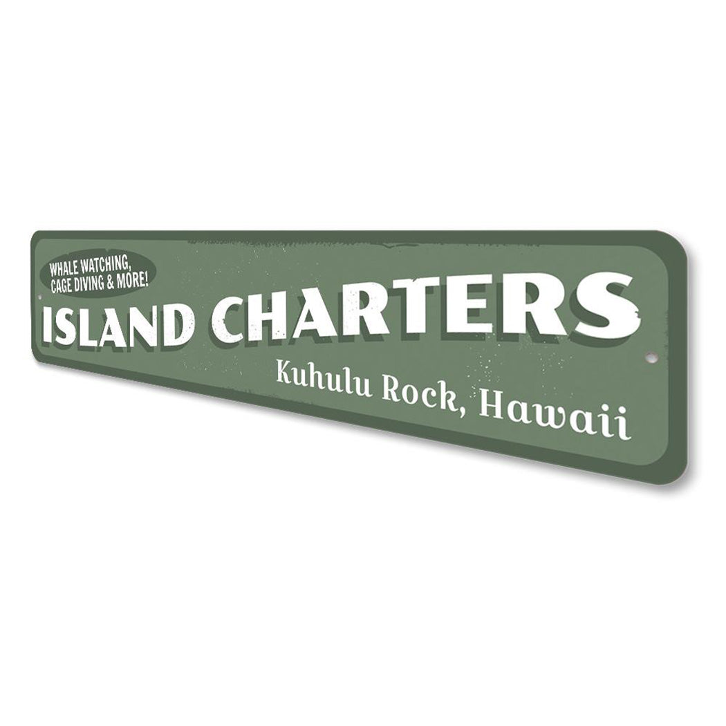 Island Charters Sign