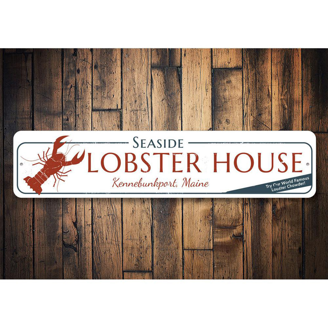 Seaside Lobster House Sign