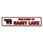 Welcome to Lake Name Metal Sign