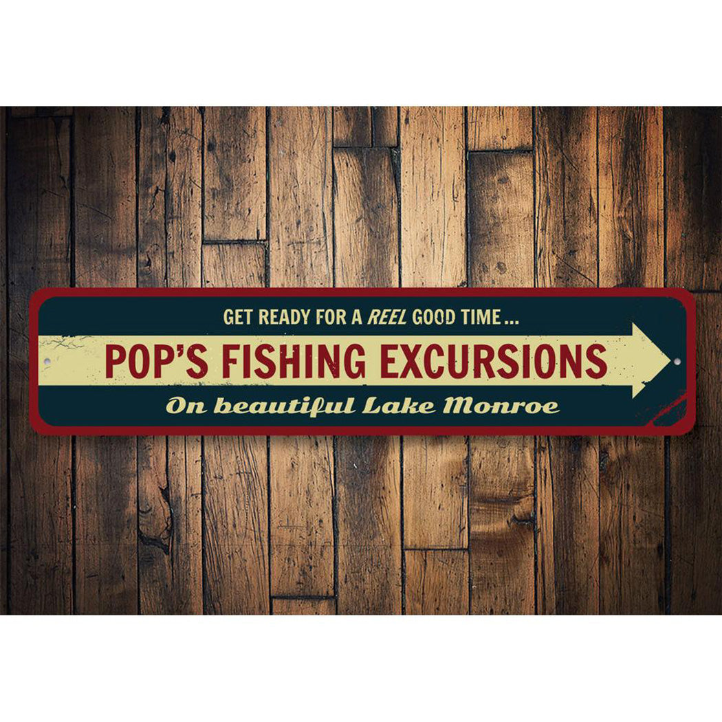 Fishing Excursions Sign