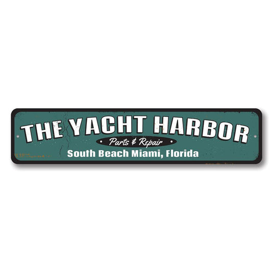 Yacht Harbor Sign