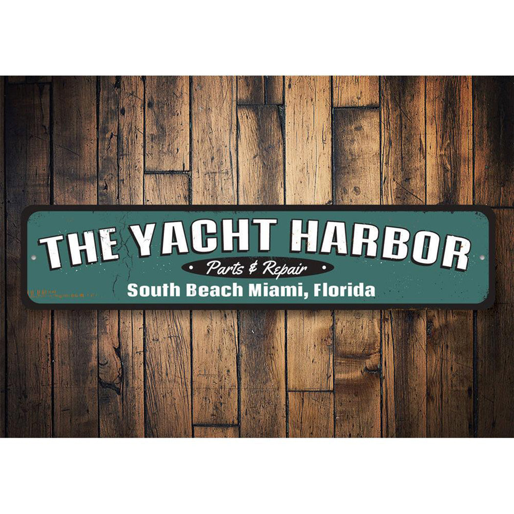 Yacht Harbor Sign