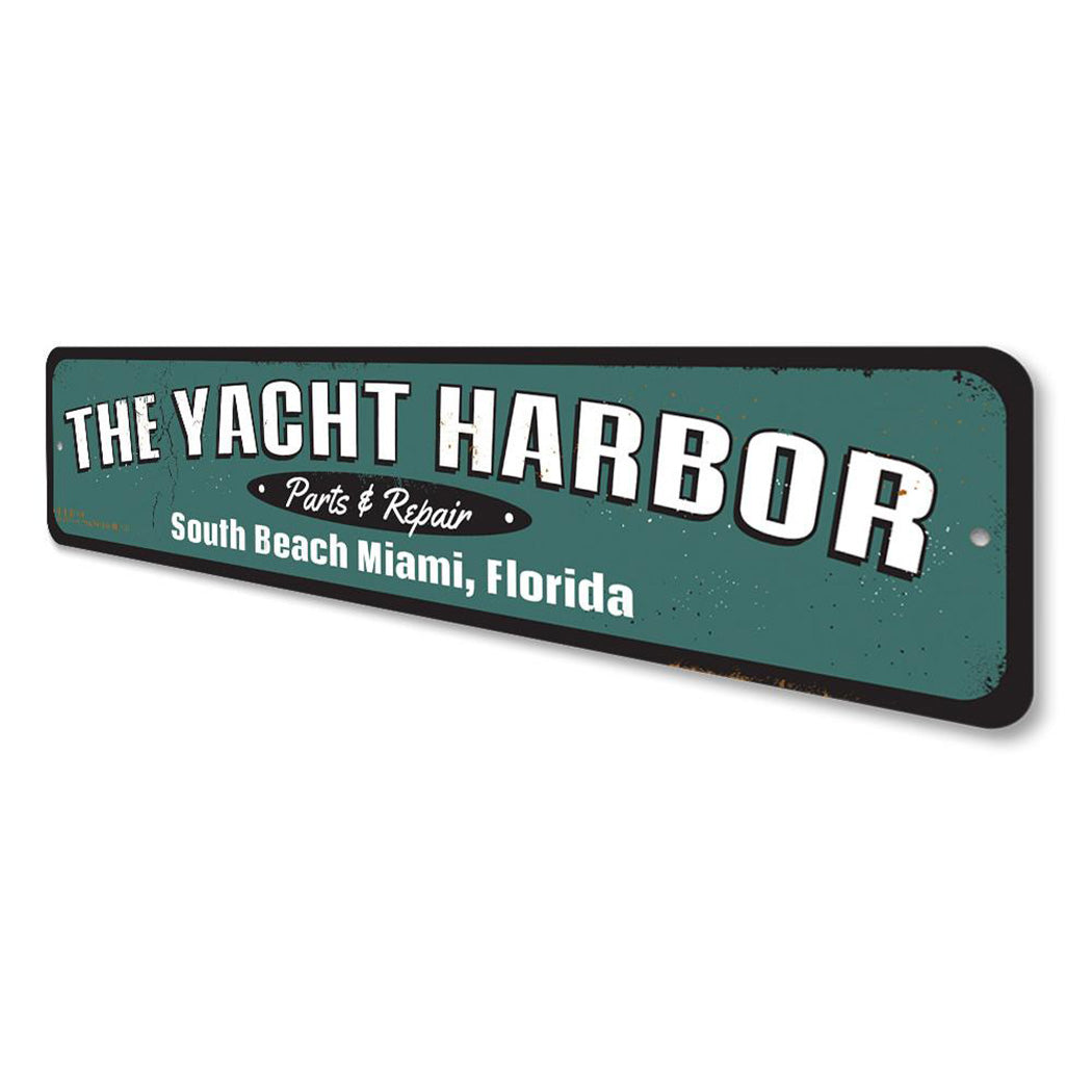 Yacht Harbor Sign