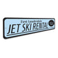 Jet Ski Rental Location Sign