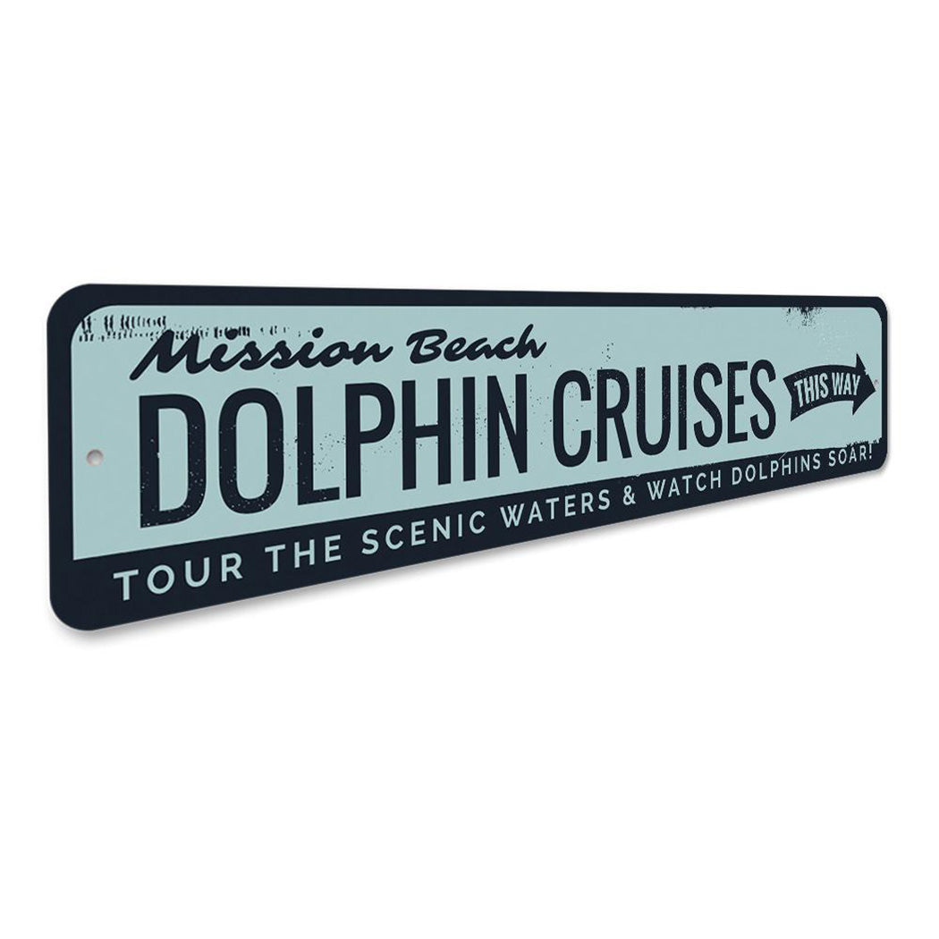 Dolphin Cruises Sign