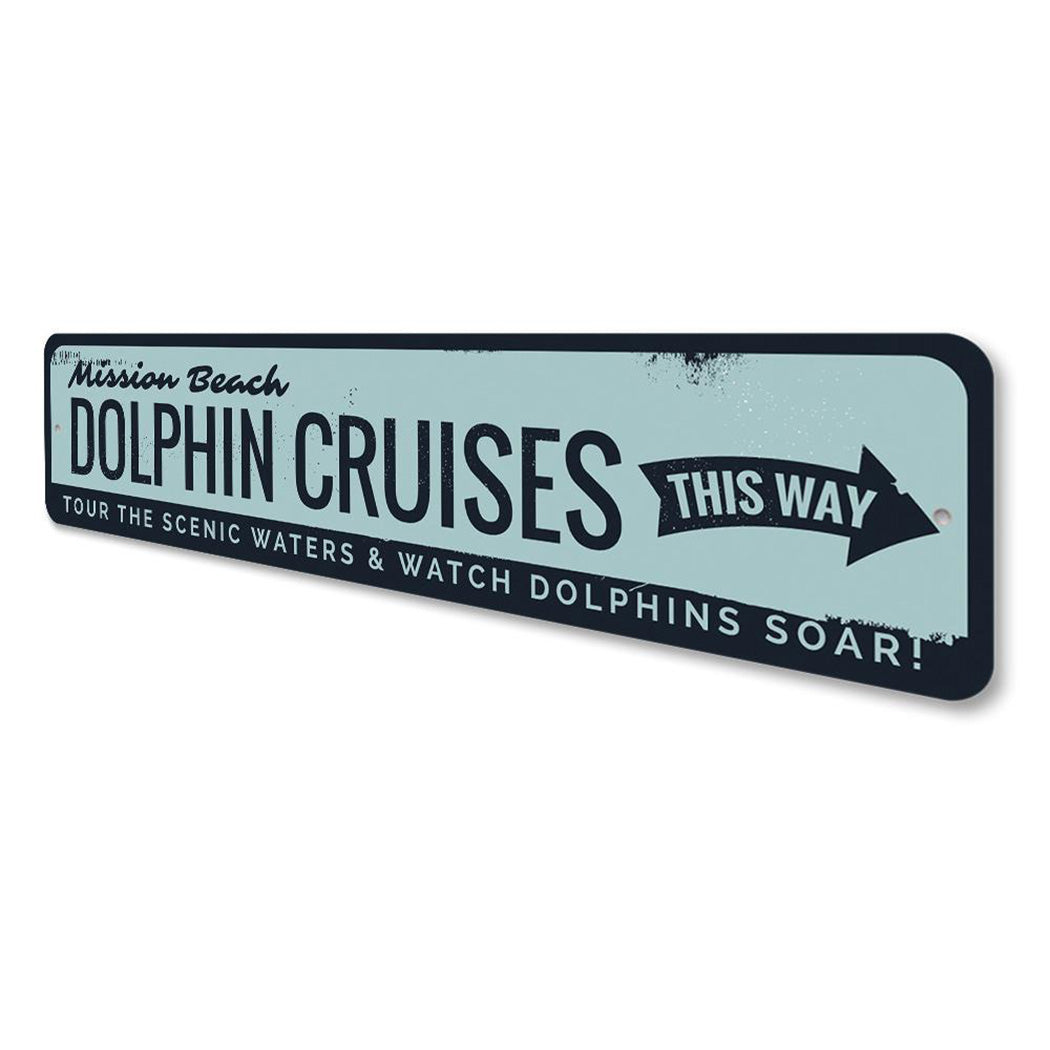 Dolphin Cruises Sign