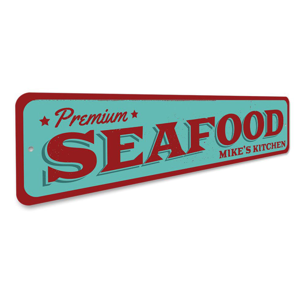 Premium Seafood Sign