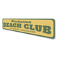 Beach Club Sign