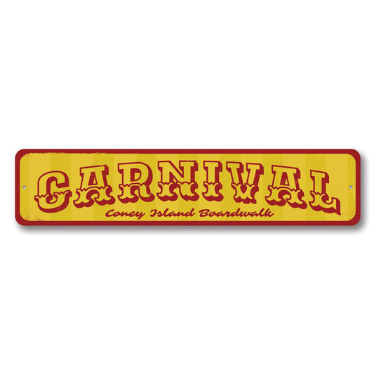 Carnival Metal Sign