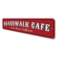 Boardwalk Cafe Sign