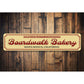 Boardwalk Bakery Sign