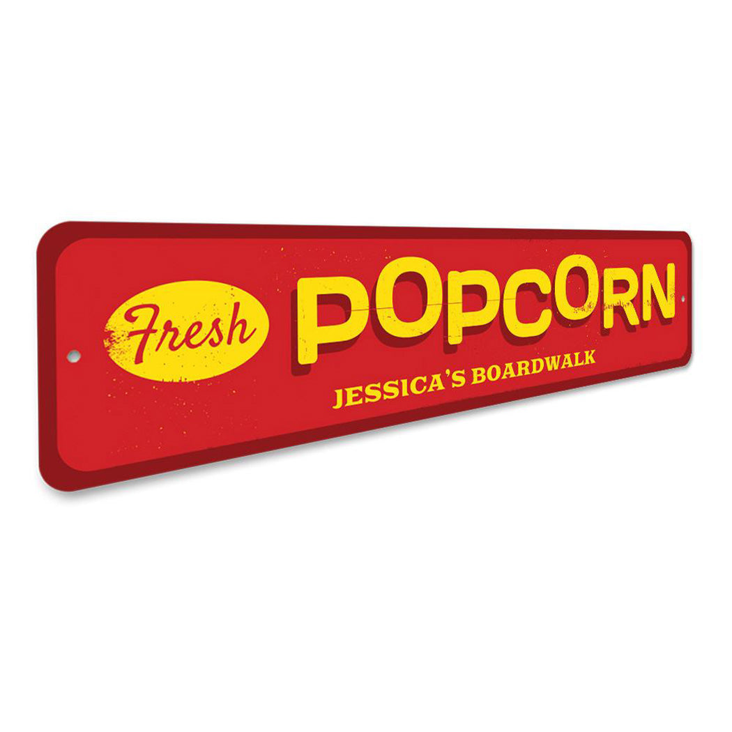 Fresh Popcorn Sign