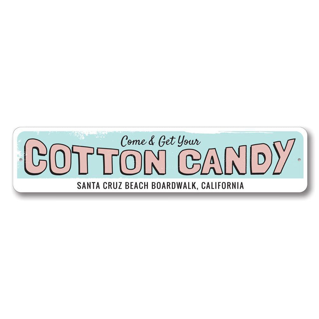 Cotton Candy Metal Sign