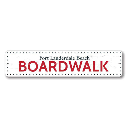 Boardwalk Marquee Metal Sign
