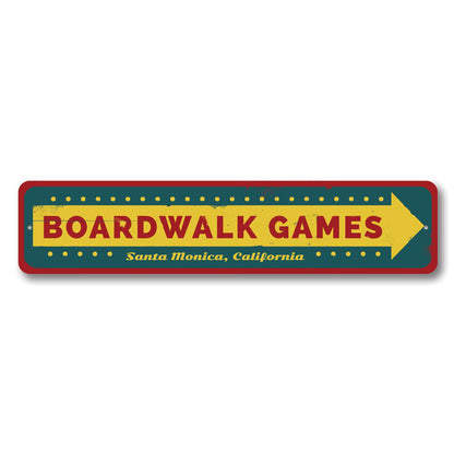 Boardwalk Games Metal Sign
