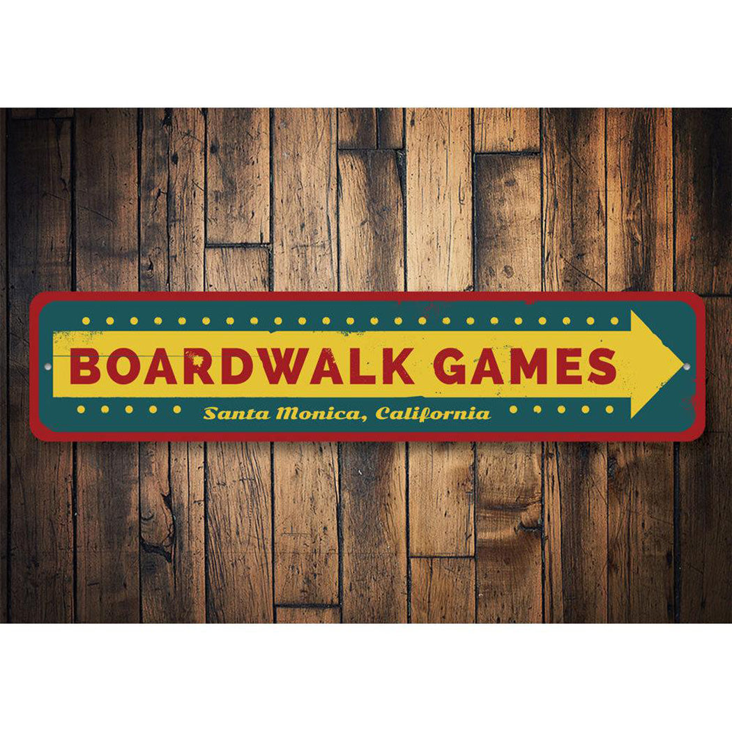 Boardwalk Games Sign