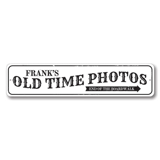 Old Time Photos Metal Sign