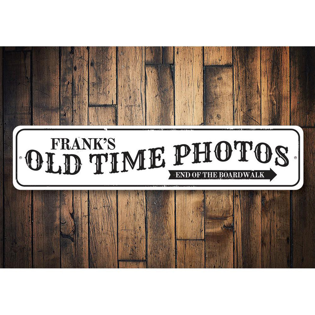 Old Time Photos Sign