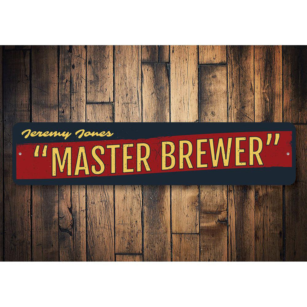 Master Brewer Sign