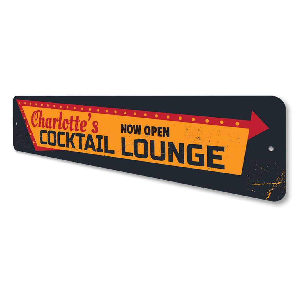 Cocktail Lounge Open Sign