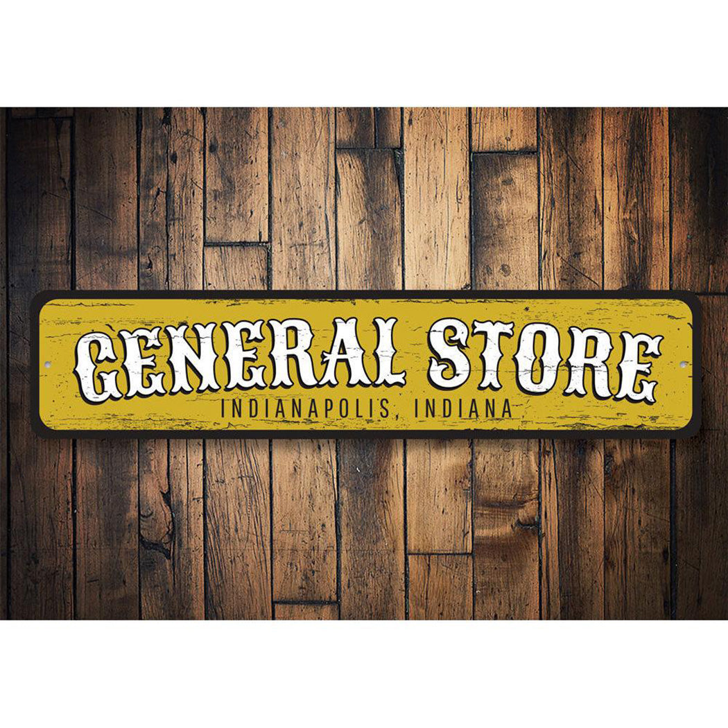 General Store Location Sign
