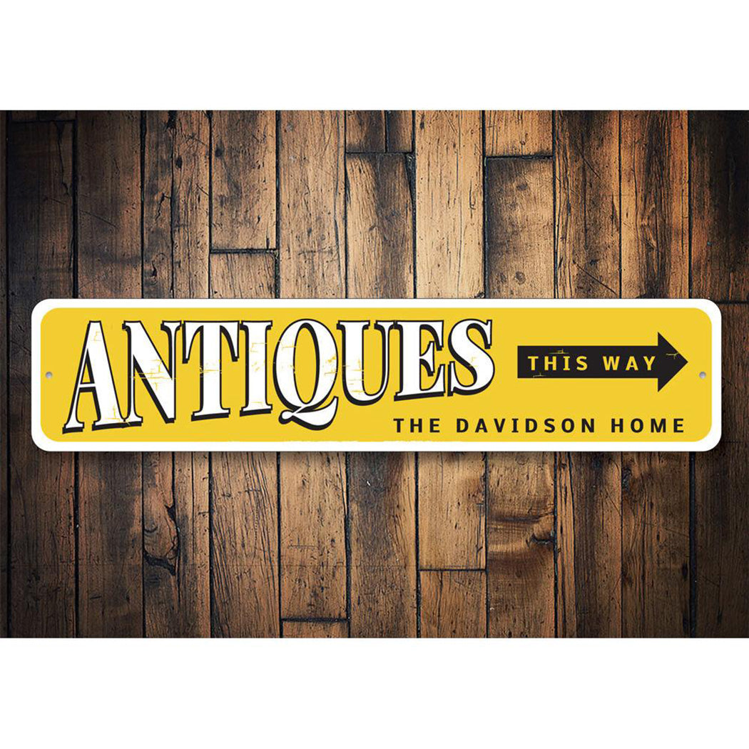 Antiques This Way Sign