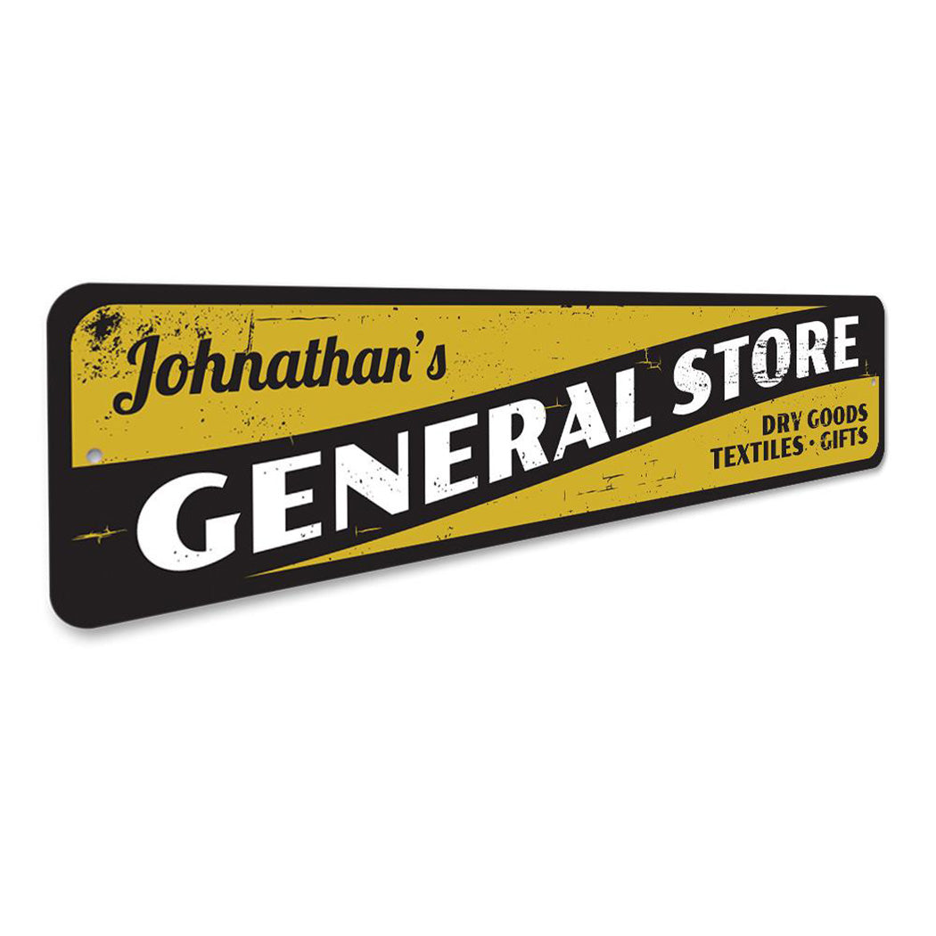 General Store Dry Goods Sign