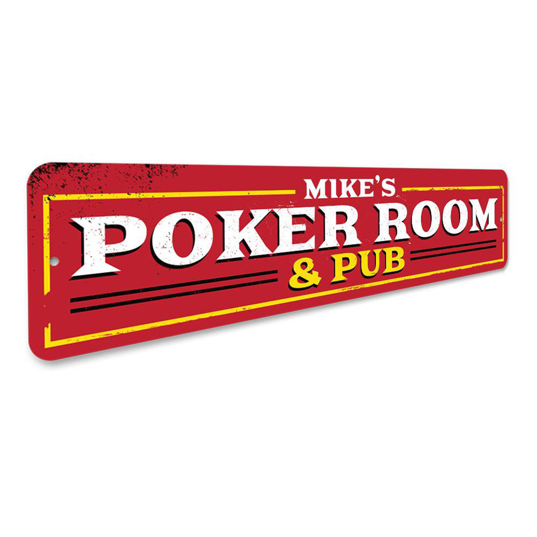 Poker Room & Pub Sign