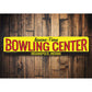 Bowling Lane Sign
