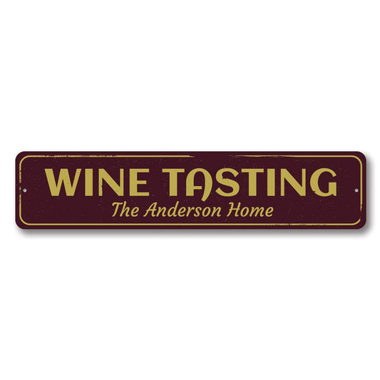 Wine Tasting Sign