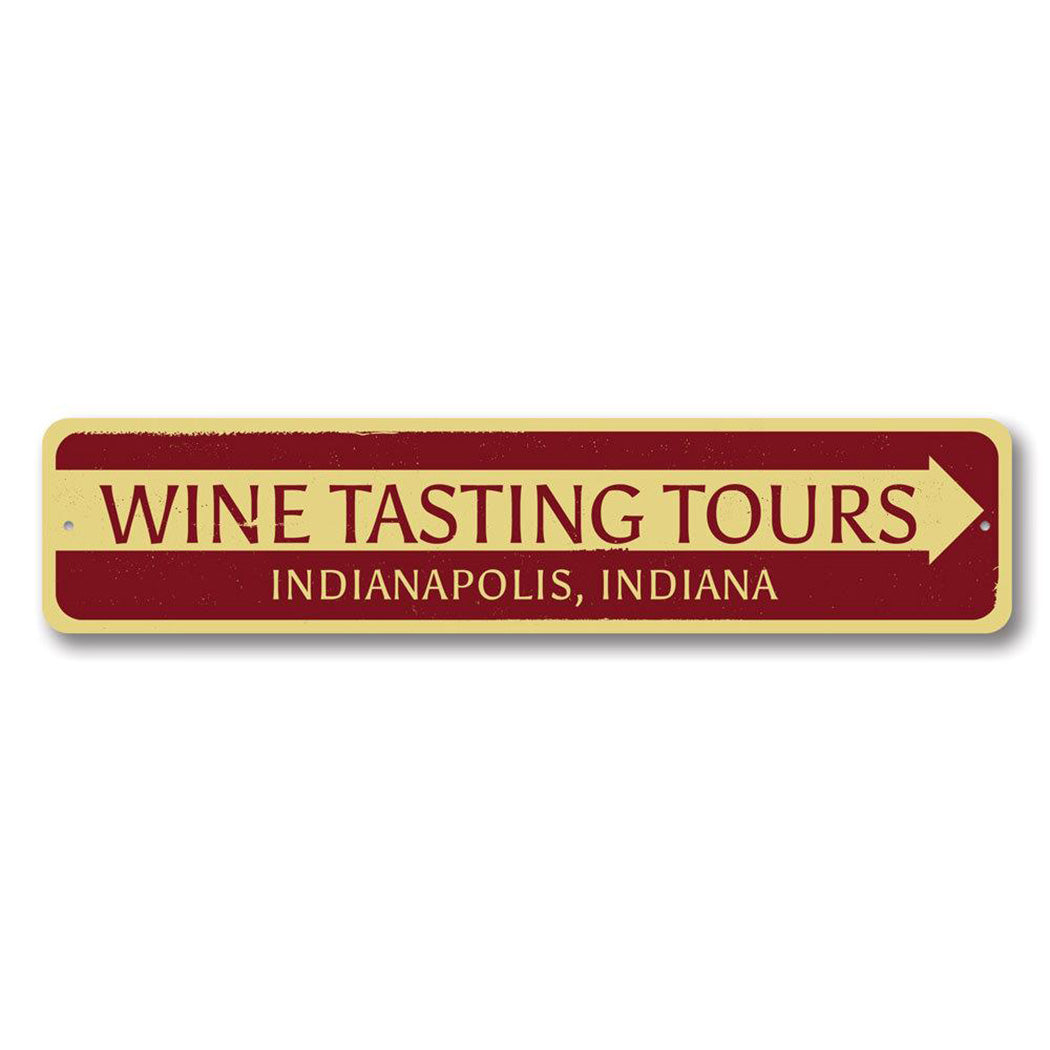 Wine Tasting Tours Sign