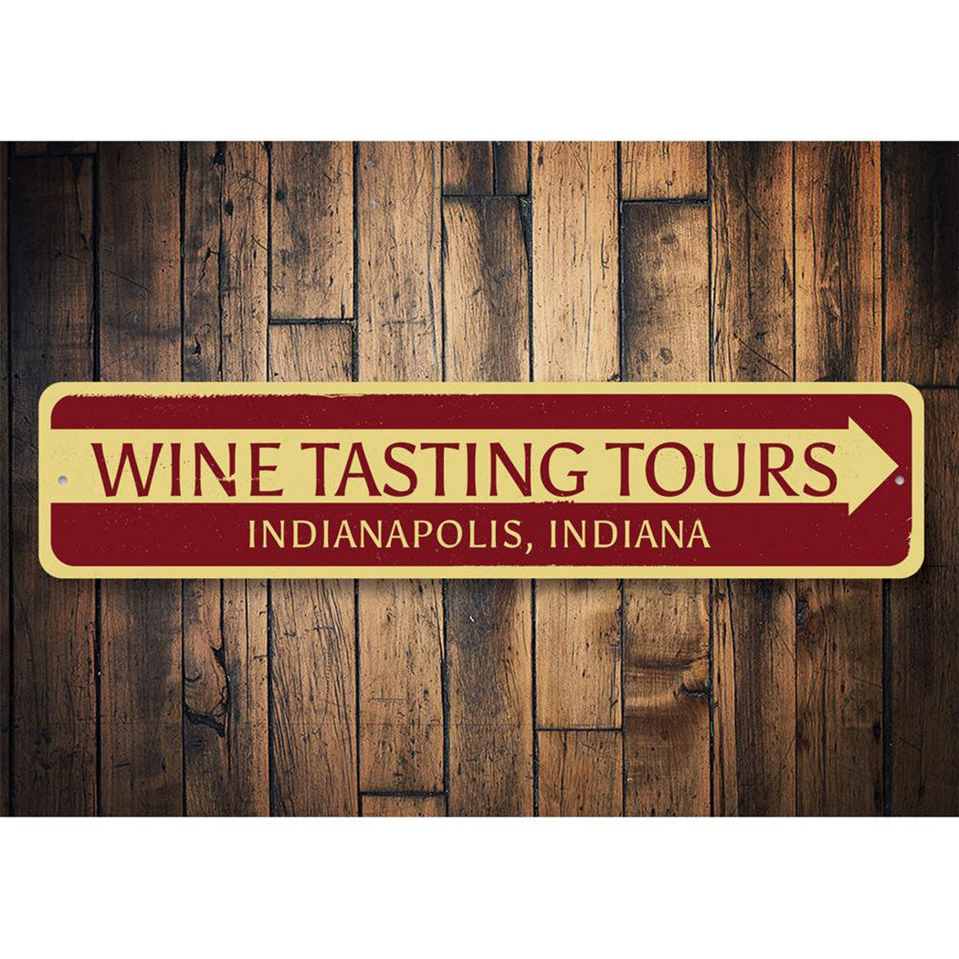 Wine Tasting Tours Sign