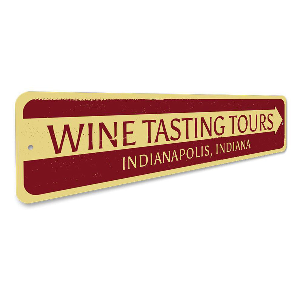 Wine Tasting Tours Sign