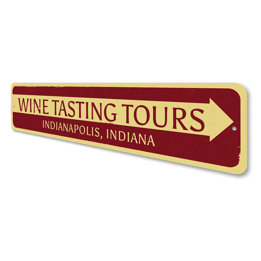 Wine Tasting Tours Sign