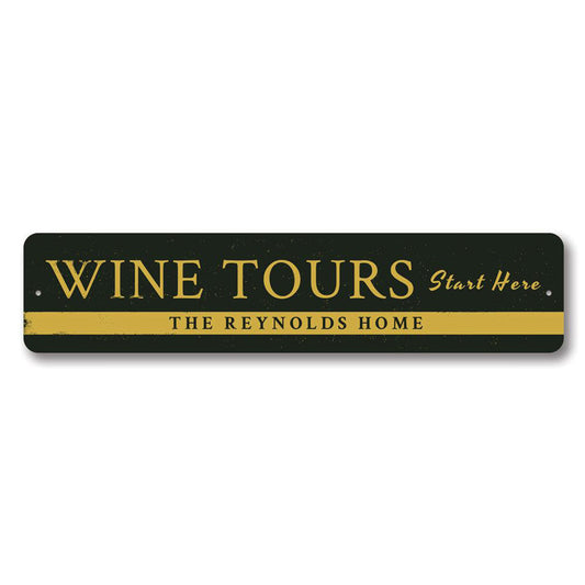 Wine Tours Sign