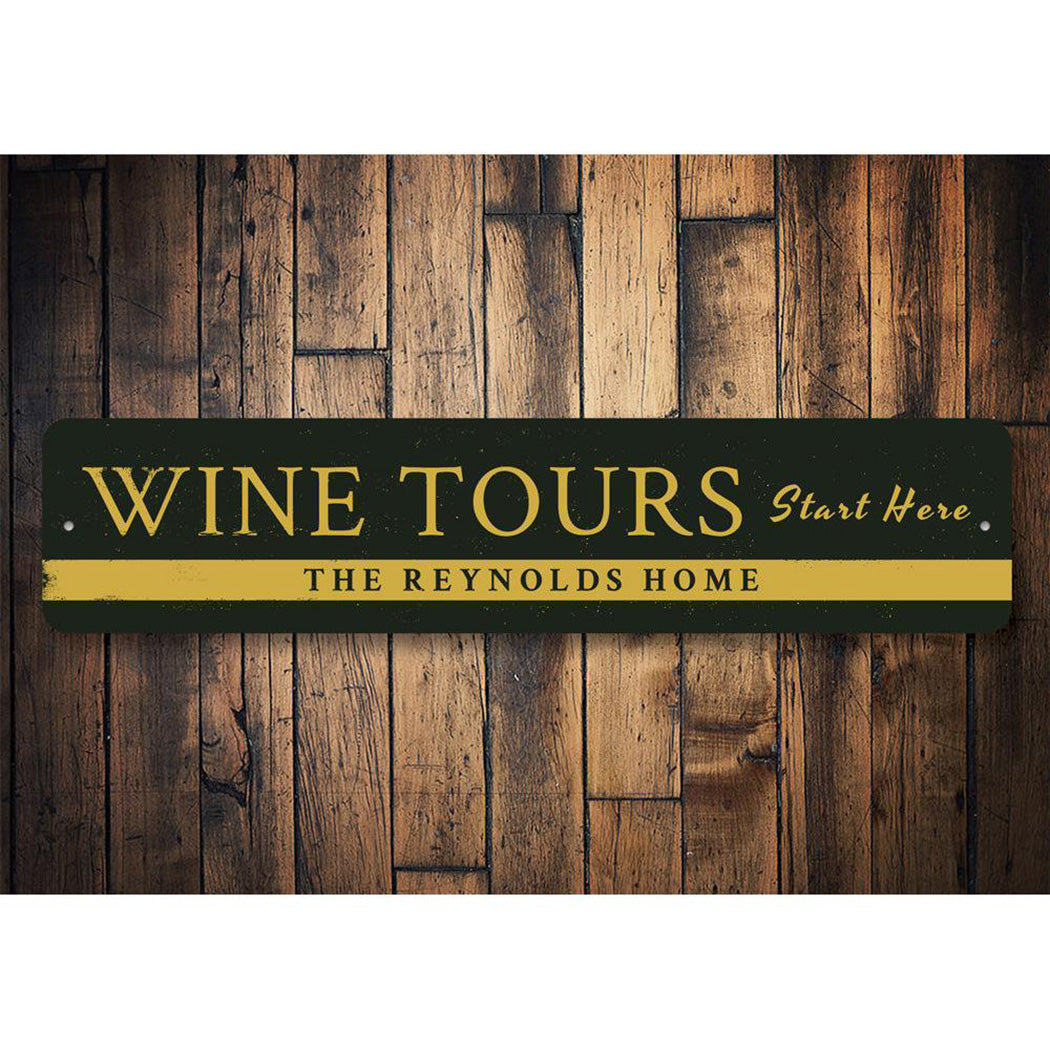 Wine Tours Sign