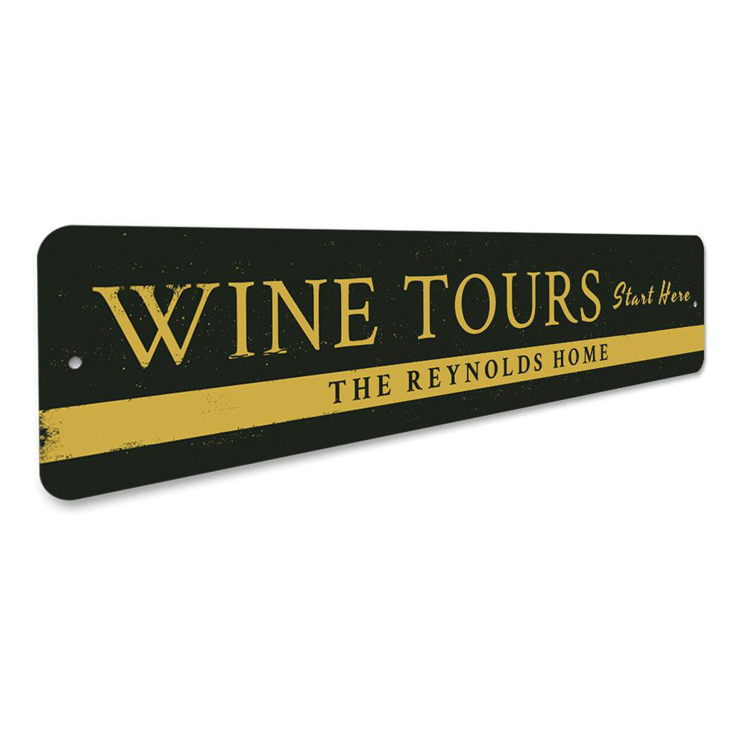 Wine Tours Sign