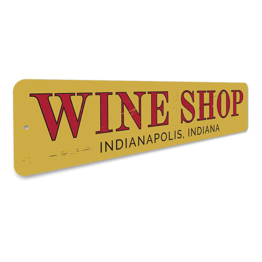 Wine Shop Name Sign