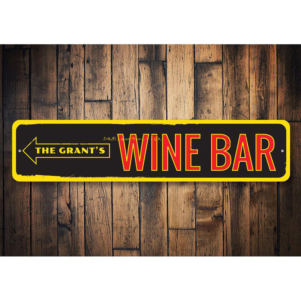 Family Wine Bar Sign