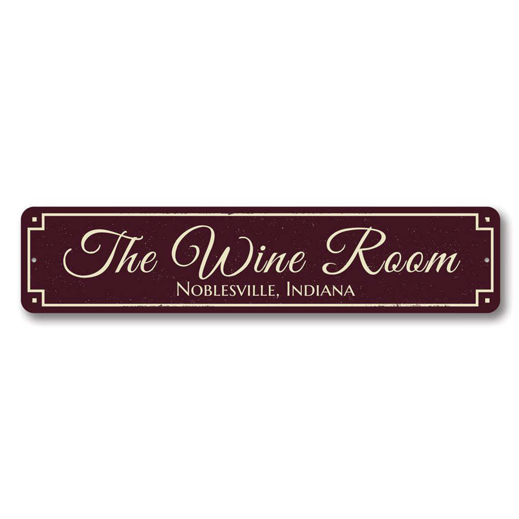 The Wine Room Sign