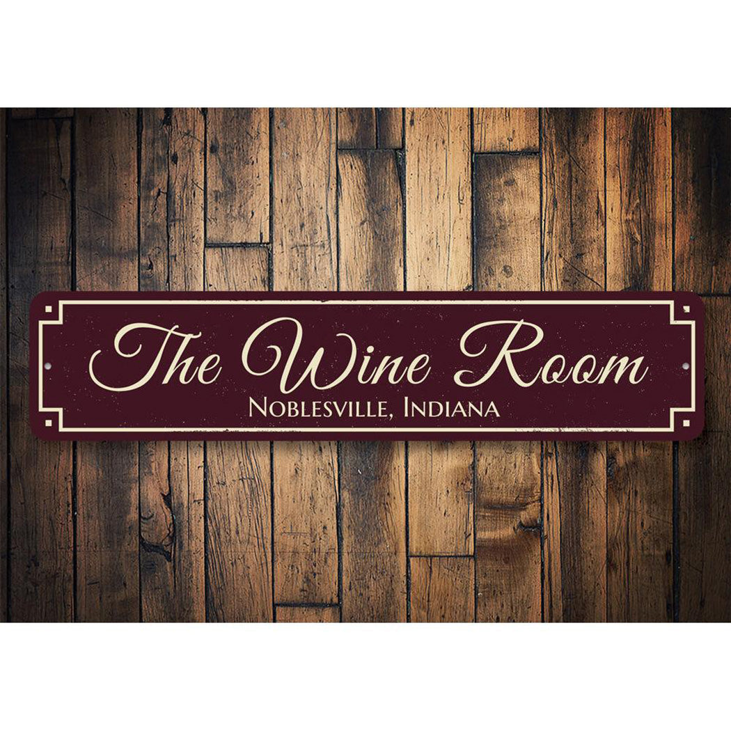 The Wine Room Sign