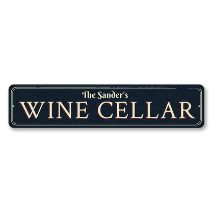 Family Wine Cellar Sign
