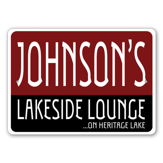Lakeside Lounge Sign