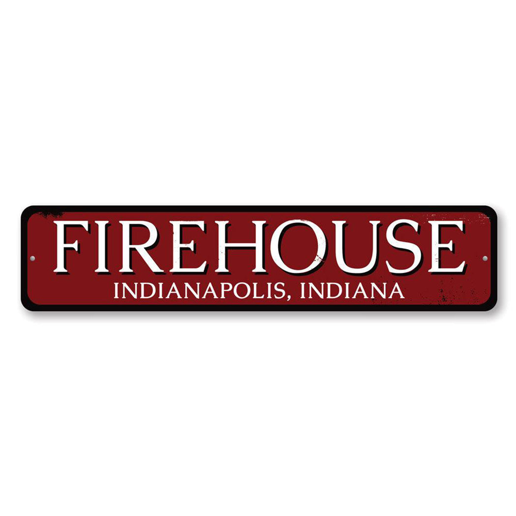 Firehouse Metal Sign