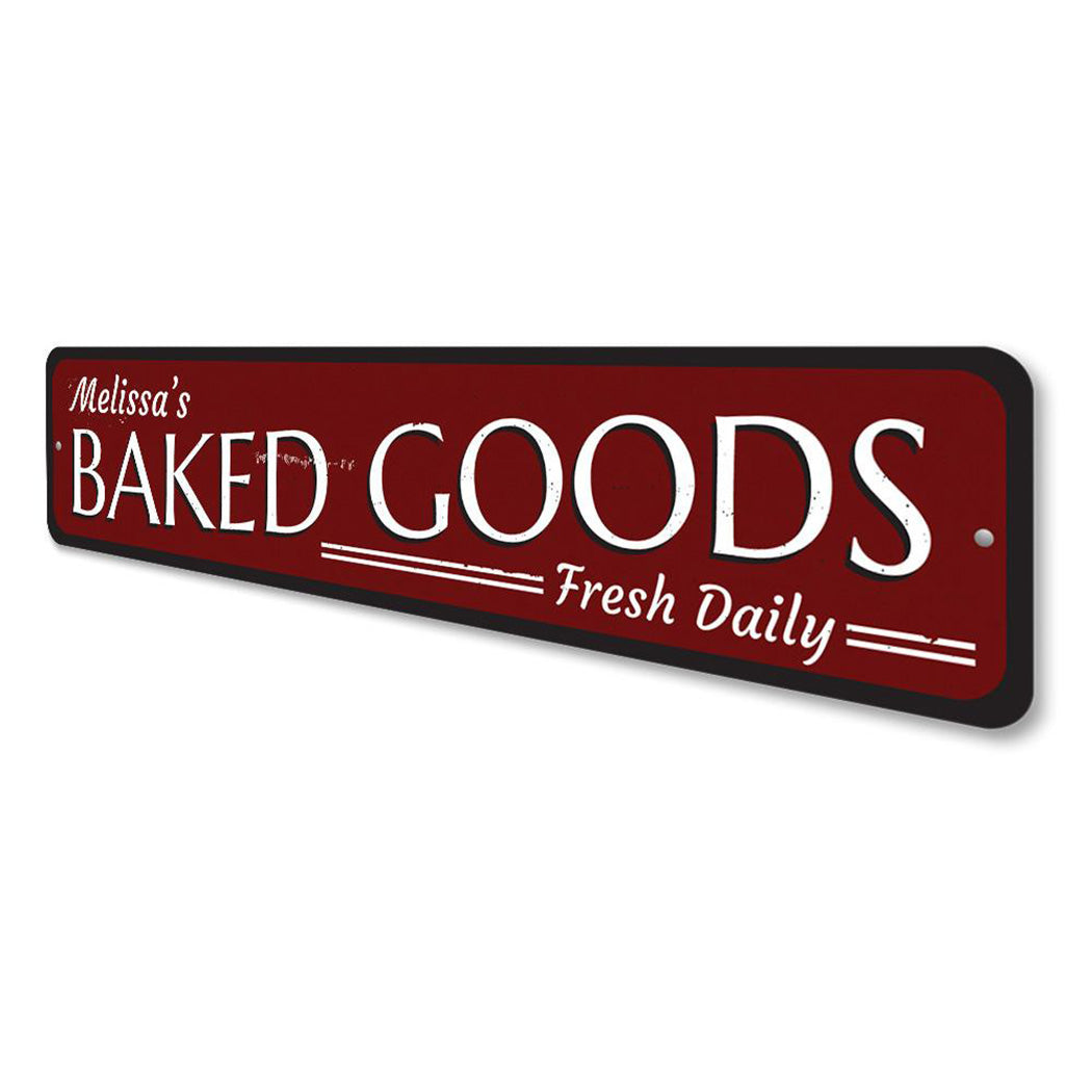 Fresh Daily Baked Goods Sign