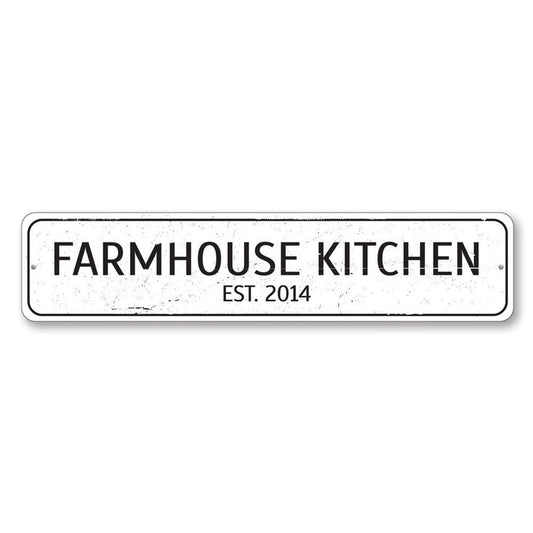 Farmhouse Kitchen Metal Sign