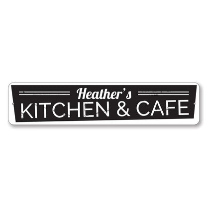 Kitchen and Cafe Metal Sign