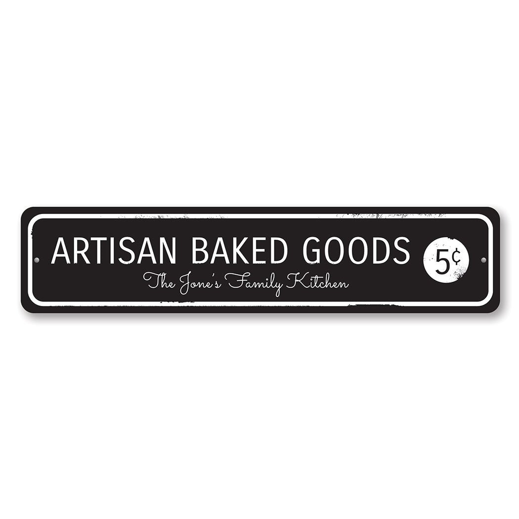 Artisan Baked Goods Metal Sign