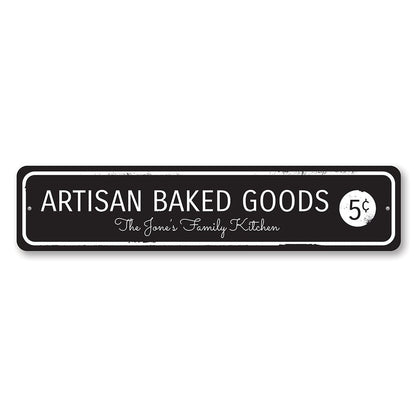 Artisan Baked Goods Metal Sign