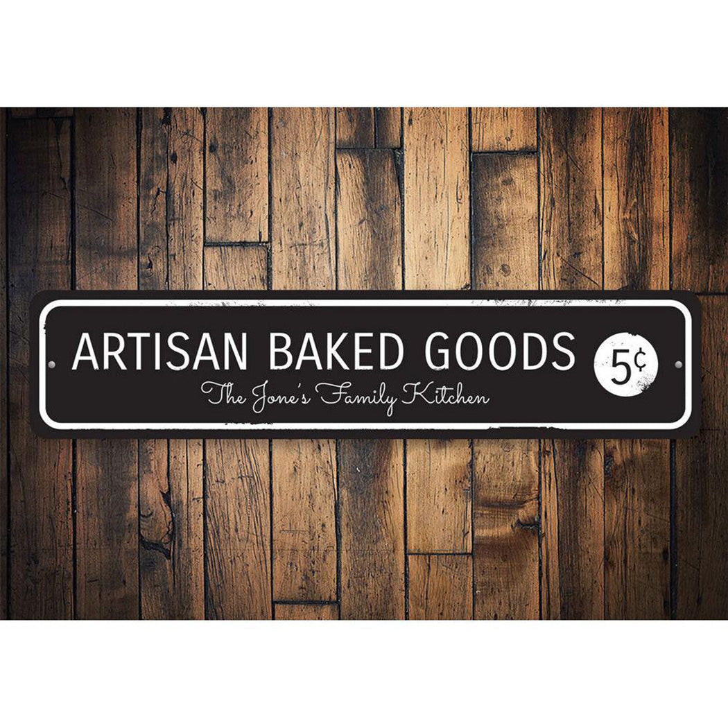 Artisan Baked Goods Sign